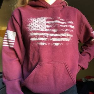 Grunt Style American flag hoodie